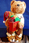 Twas The Night Before Christmas Daddy Son Bear Animated Talking Plush Works