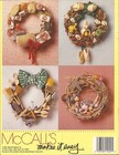 Mccall s Creates Floral Craft Gift Wreaths  14022  1991