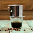 New Stainless Steel Vietnamese Coffee Drip Filter Infuser Coffee Maker 50ml