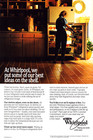 Whirlpool Refrigerator  70 s Mom Jeans Kitchen Vintage Print Ad 1987