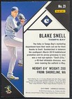 2019 Panini Chronicles Blake Snell Blue   10 Tampa Bay Rays