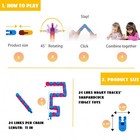 Wuqr 48pcs Multicolor Wacky Tracks