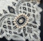 Intricate Antique Hand Made Lace Bridal Handkerchief_vintage Wedding_embroidered