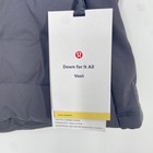 Lululemon Down For It All Vest Black Women s Size 4 Puffer Primaloft Windproof