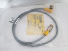 Turck Wk 4 4t-0 75-rs 4 4t Eurofast Molded Cordset Double Ended Male female Nib