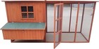 87  Wood Chicken Coop Backyard Hen House 4-6 Chickens 3 Nesting Box   Run New