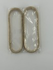 Pair Gold Tone Arm Garters Accessory Stretch Elastic New