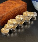 12 Rare Antique Gorham Sterling Silver  a4063 Salt Cellars American 1 65    C1925