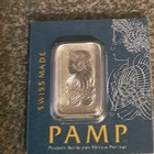 1 Gram Platinum Bar - Pamp Suisse Lady Fortuna In Assay Multigram