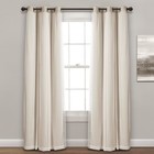Sheer Grommet Curtains With Insulated Blackout Lining  Window Curtain Panels    