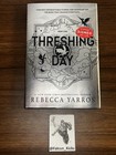 Threshing Day Signed 1st Ed   fourth Wing  Rebecca Yarros Sprayed Edge Ships Now