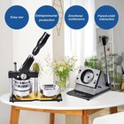 2x2  Square Fridge Magnet Maker Machine Photo Magnet Making Kit Button Maker