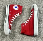 Vintage Red Converse All Star High Chuck Taylor Made In Usa Men   s Size Us 6 5