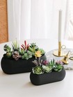 Artificial Succulent Plants Faux Cactus Mini Fake Greenery Decor 2 5 10pc