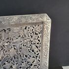 Large Genuine Middle Eastern Solid Silver Vanity  Incence Burner Box