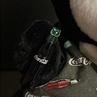 Vintage 1998 W tags Coca Cola Christmas Plush Penguin Wearing Vest Retired