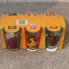 Vintage Disney The Lion King Glass Set Of 3 Original Box 1994 Movie Promo Rare