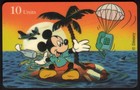 10u 1995 Disney Series  Mickey  Scrooge  Donald  Etc  Set Of 5 Diff  Phone Card