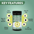 Protein Urine Test Strips - 100 Count For Quick Home Kidney   Uti Monitoring