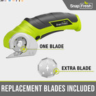 Cordless Electric Scissors  4v Electric Mini Box Cutter  Carpet   Cardboard Cutt
