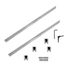 2pcs Sbr16 1000mm Linear Guide Rail Slide Rail 4 Pcs Sbr16uu Bearing Block