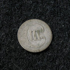 1852 Three Cent Silver  - 3c - Circulated