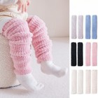 Baby Infant Boys Girls Velvet Plush Winter Warm Thick Leg Warmer Knee Protection
