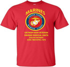 Marine Military Police  South Vietnam shirt W emblem usmc Officially Licensed