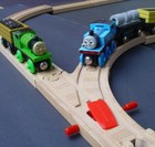 Thomas Wooden Railway Crosby Coal Train   Track 33 Pcs Cars Imaginarium Brio Lot