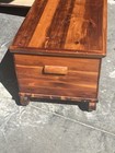 Original Roos Cedar Chest On Caster Wheels In Excellent Condition 