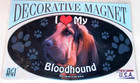 Pet Breed Magnet  i Heart  My  Bloodhound    Car fridge locker Collectibles  New