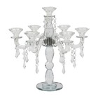 Crystal Candle Holder Candelabra 7-arm Wedding Birthday Party Gift Candlestick