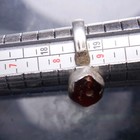 Authentic Ancient Roman Ring Silver With Spectacular Quality Red Stone W coa