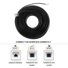 Phone Extension Cord Telephone Cable Rj11 Plug Cable Cord For Home Office