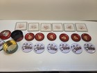 Lot Of 18 Vintage Coasters     3 Unique Sets Of 6     Assorted Styles And Designs