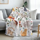 Cat Blanket For Cat Lovers Ideal Kitten Throw Blanket For Adultskitten Lover    