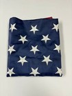 Usa American Flag Embroidered Stars Sewn Stripes Brass Grommets
