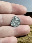 Rare 1200s 1 Diner Pre Spanish Colonial Medieval Silver Old Coin Crusaders Cross