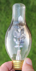 1960 s Vintage Aerolux Purple   Green Flowers   Leaves Argon Light Bulb