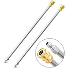 2-pack 17  Stainless Pressure Washer Extension Wands 1 4  Quick Connect  34  Set