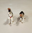 Hr Hagen Renaker Miniature Circus Horse With Plume Figurines Lot Of 2 - Read