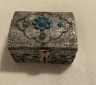 Vintage Antique Style Treasure Chest Trunk Middle East Jewelry