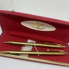 Vintage Centennial Gold Tone Ballpoint Pen   0 5mm Pencil In Original Box         