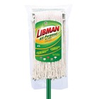 Green White Libman Cotton Wet Mop Steel Handle