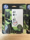 2x Genuine Hp 61 Black Tri Color Ink Cartridges Combo 2-pack Oem New  Exp 2021