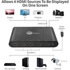 Siig 4x1 Hdmi Seamless Quad-split Multi-viewer Switcher