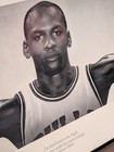 Michael Jordan Iconic Wings Nike Poster 1989 Original   Frame - 69x22 Basketball