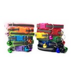 20pcs Lot Wholesale Puppy Nylon Dog Collar With Bell For Small Pet Yorkie Teacup