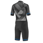 Mens Cycling Bodysuit Short Sleeve Cycling Jersey Triathlon Cycling Jumpsuit