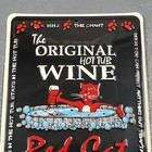 Hazlitt 1852 Vineyards Red Cat Wine Metal Sign Hot Tub Vtg Bar Man Cave 12   x8   
